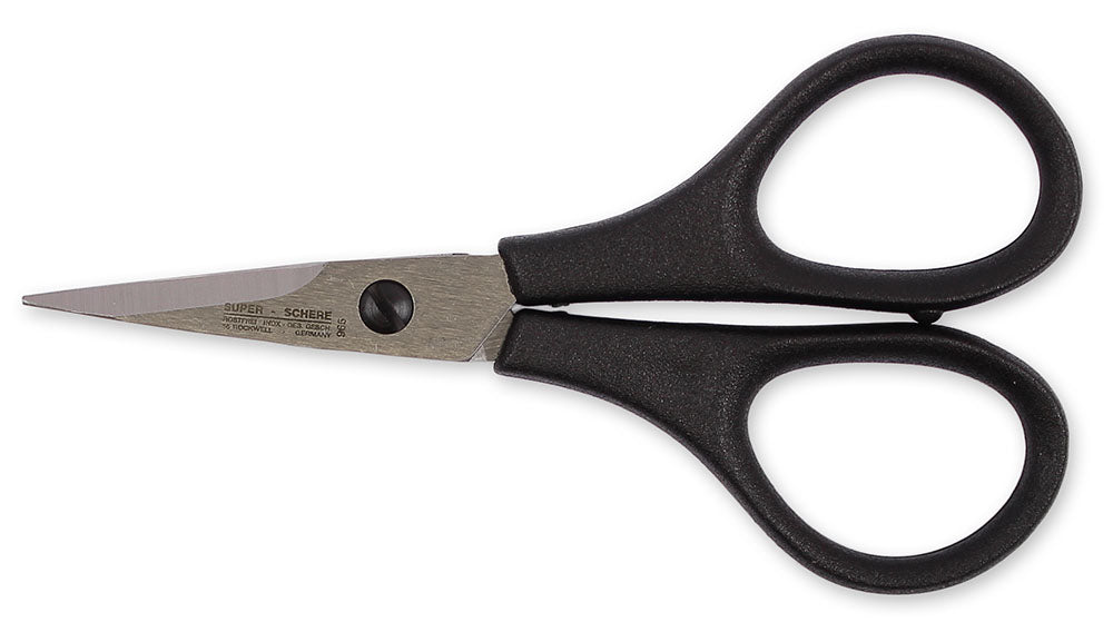 PAUL Borduurschaartje 3,5 Inch / 8,9 cm rockwell RVS zwart kunststof grepen