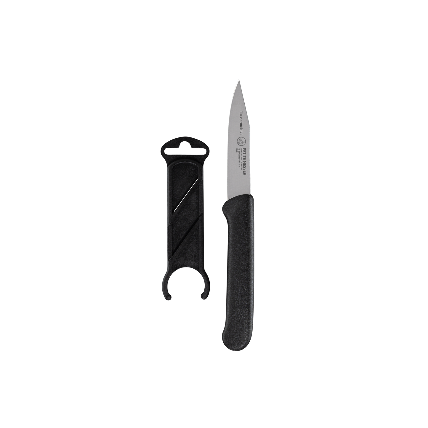 PETITE MESSER 7,5 CM BLACK CLIP POINT PARING KNIFE