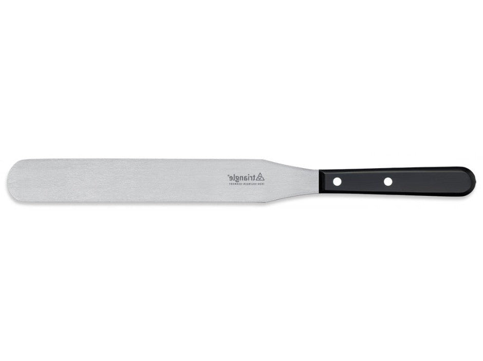 TRIANGLE Palet- spatel met knik RVS lemmet 25cm zwart ABS heft 37,5cm