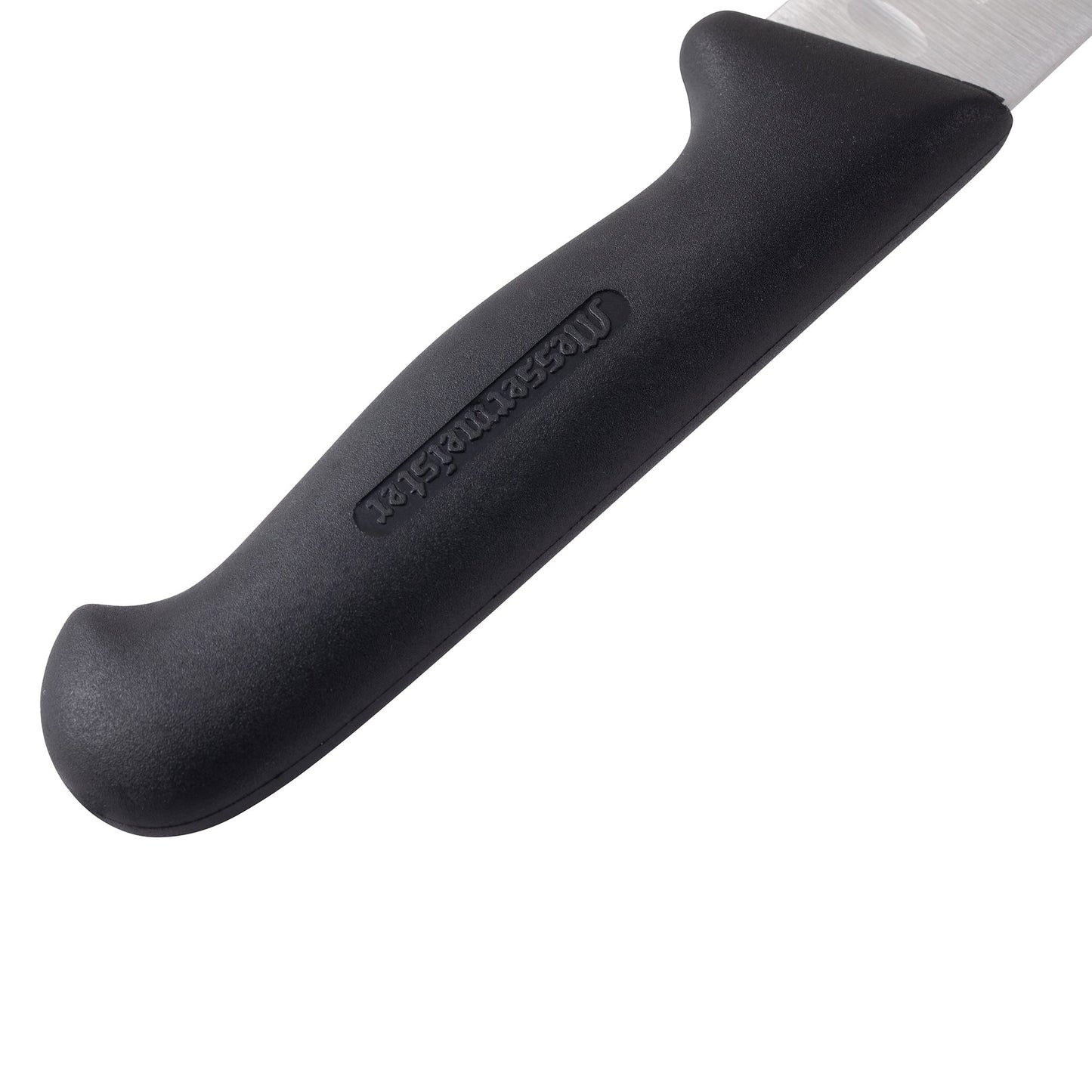 MESSERMEISTER PRO serie 25cm kullenschliff vleesmes zwart PP kunststof heft