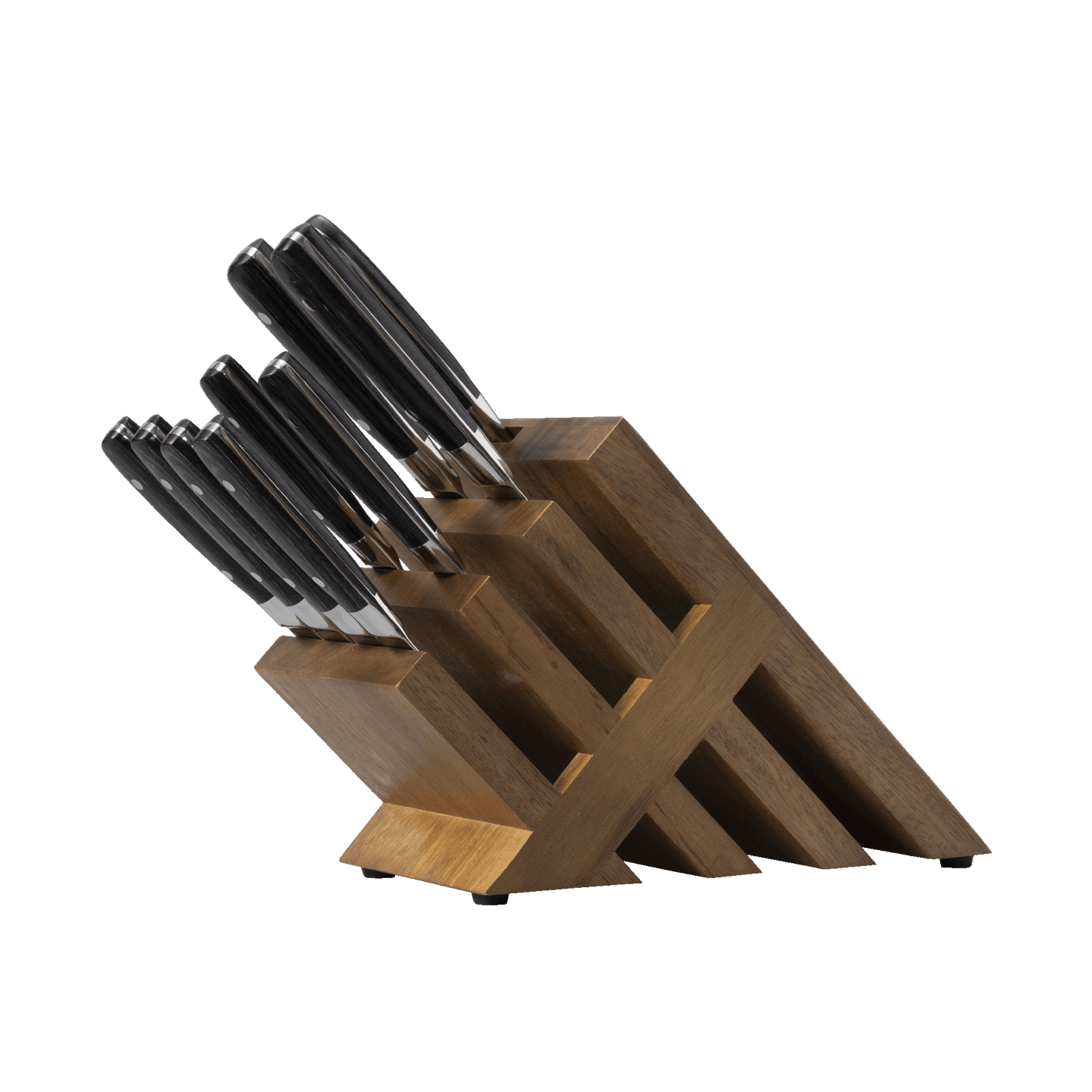 MESSERMEISTER 10-delige AVANTA DAMASCUS messenblok + messen