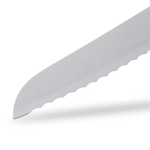BLACKSMITH 21,5 CM SCALLOPED BREAD KNIFE
