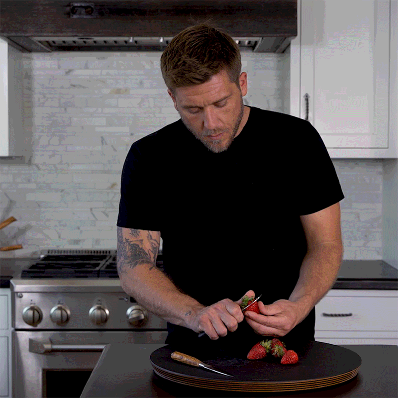 MESSERMEISTER serie PETITE schilmes RVS 6cm vogelsnavel lemmet groen kunststof heft