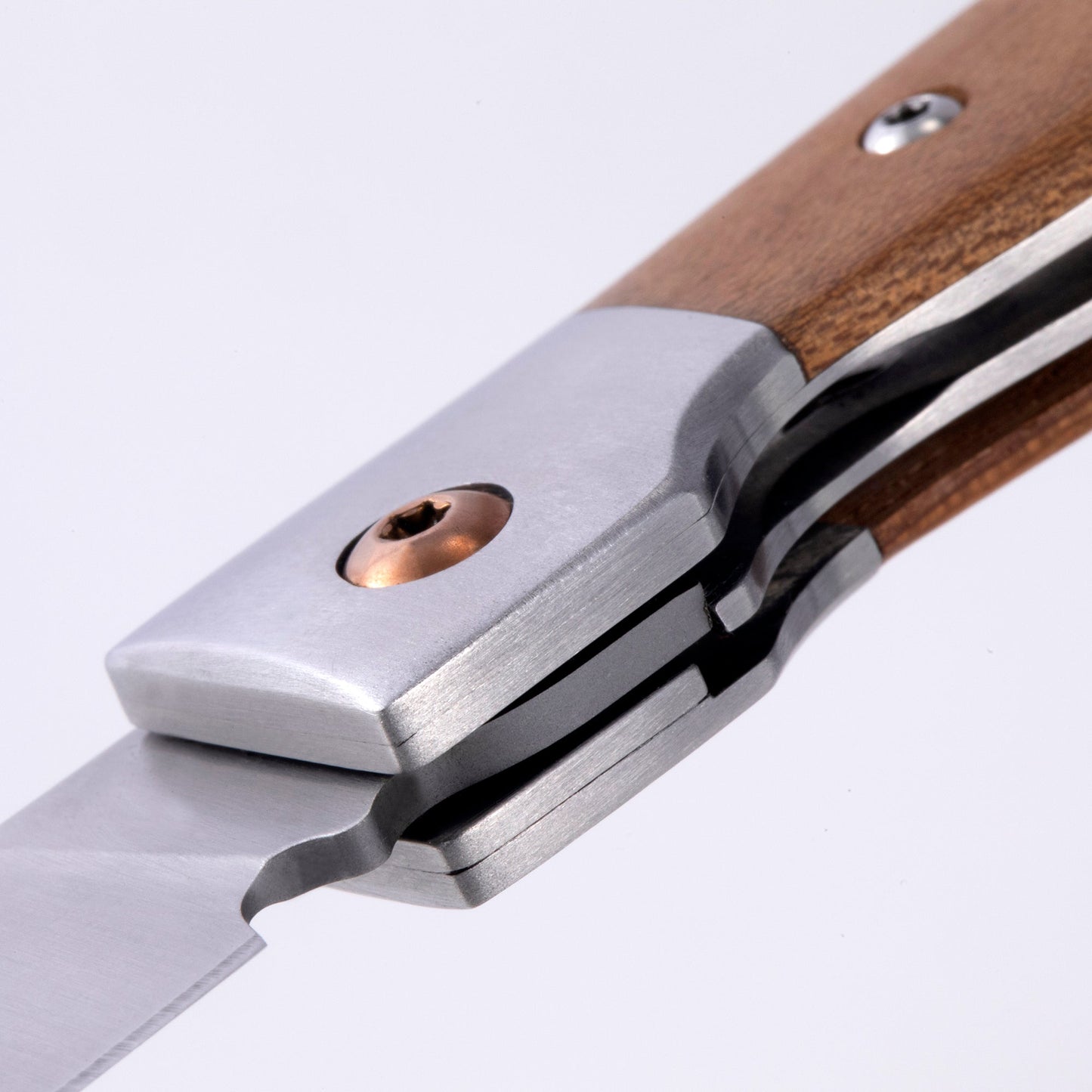 FOLDING STEAK KNIFE SET IN LEATHER ROLL
