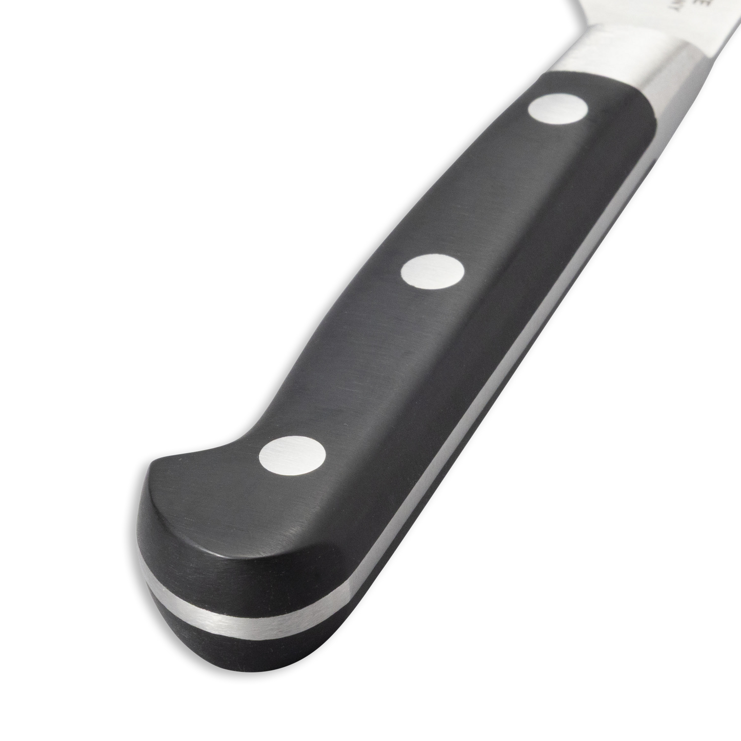 MESSERMEISTER MERIDIAN ELITE 16,5cm NAKIRI mes zwart POM heft drie nieten