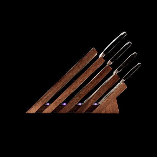 NEXT LEVEL MAGNETIC KNIFE BLOCK WITH UV LIGHTS