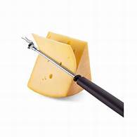 TRIANGLE roestvrijstalen draad- kaas en fondant- snijder met zwart kunststof heft