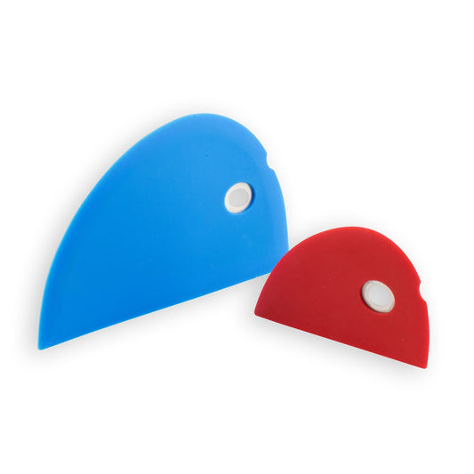 MESSERMEISTER SILICONE BOWL SCRAPER SET 2 stuks