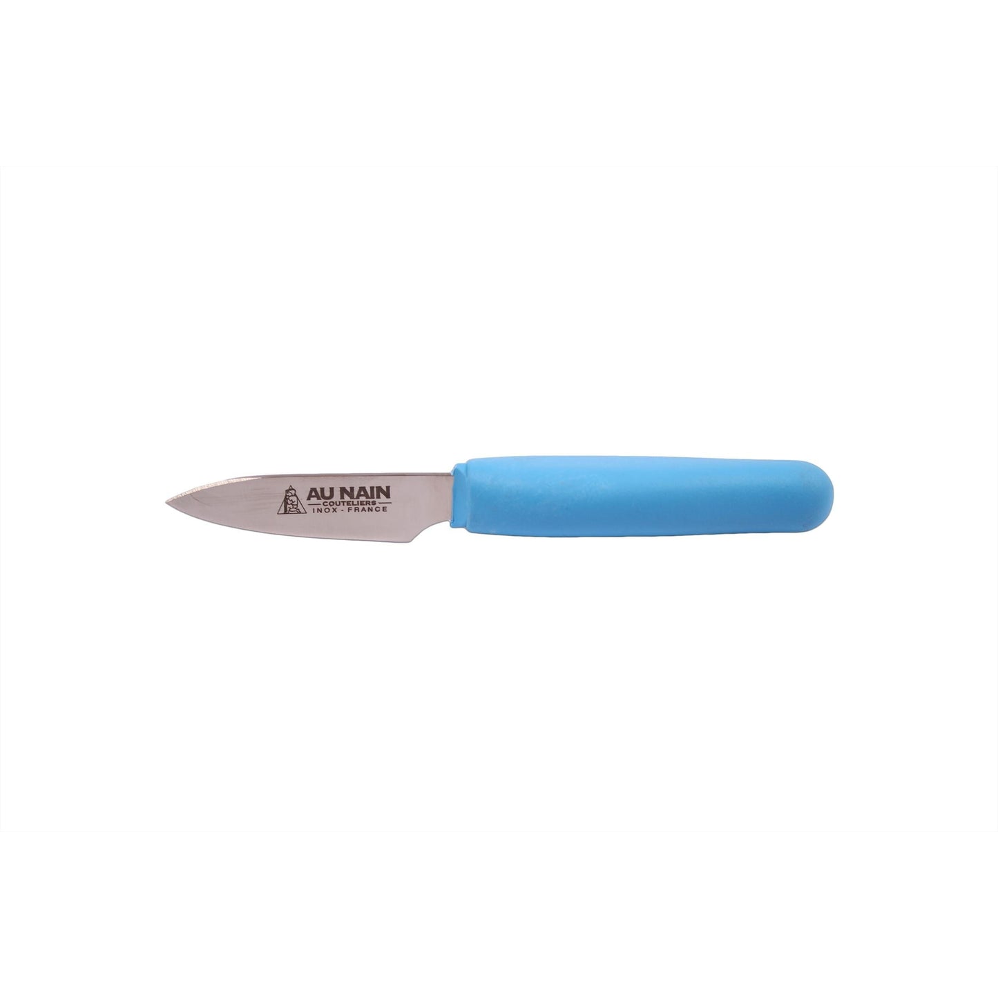Au Nain Oestermes ergonomisch rvs blauw kunststof heft 16cm