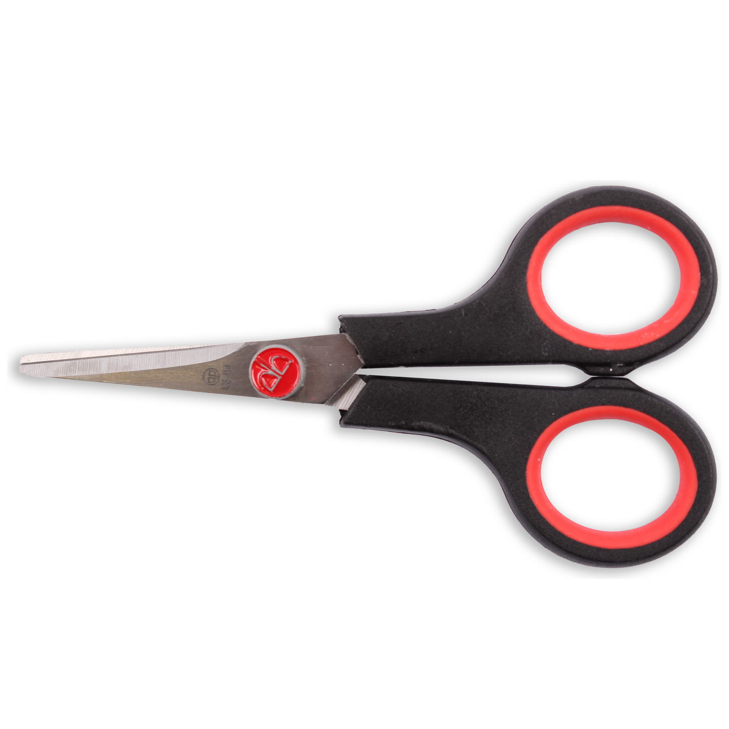 BEXFIELD Borduurschaar 11cm roestvrijstaal lemmet kunststof zwarte greep met rode ringen