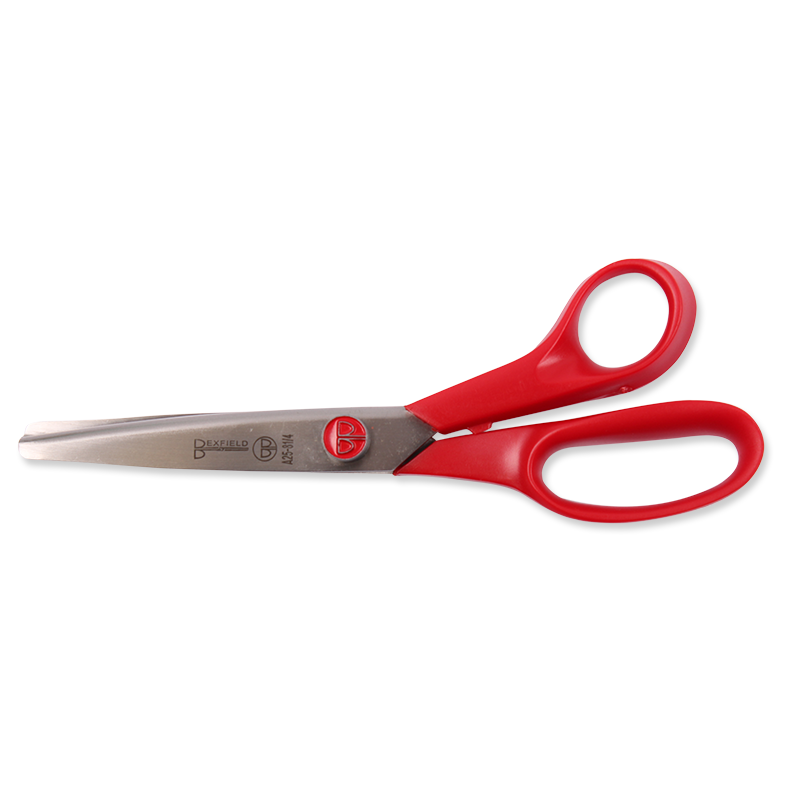 BEXFIELD kartelschaar lengte 21 cm met rood kunststof handvat