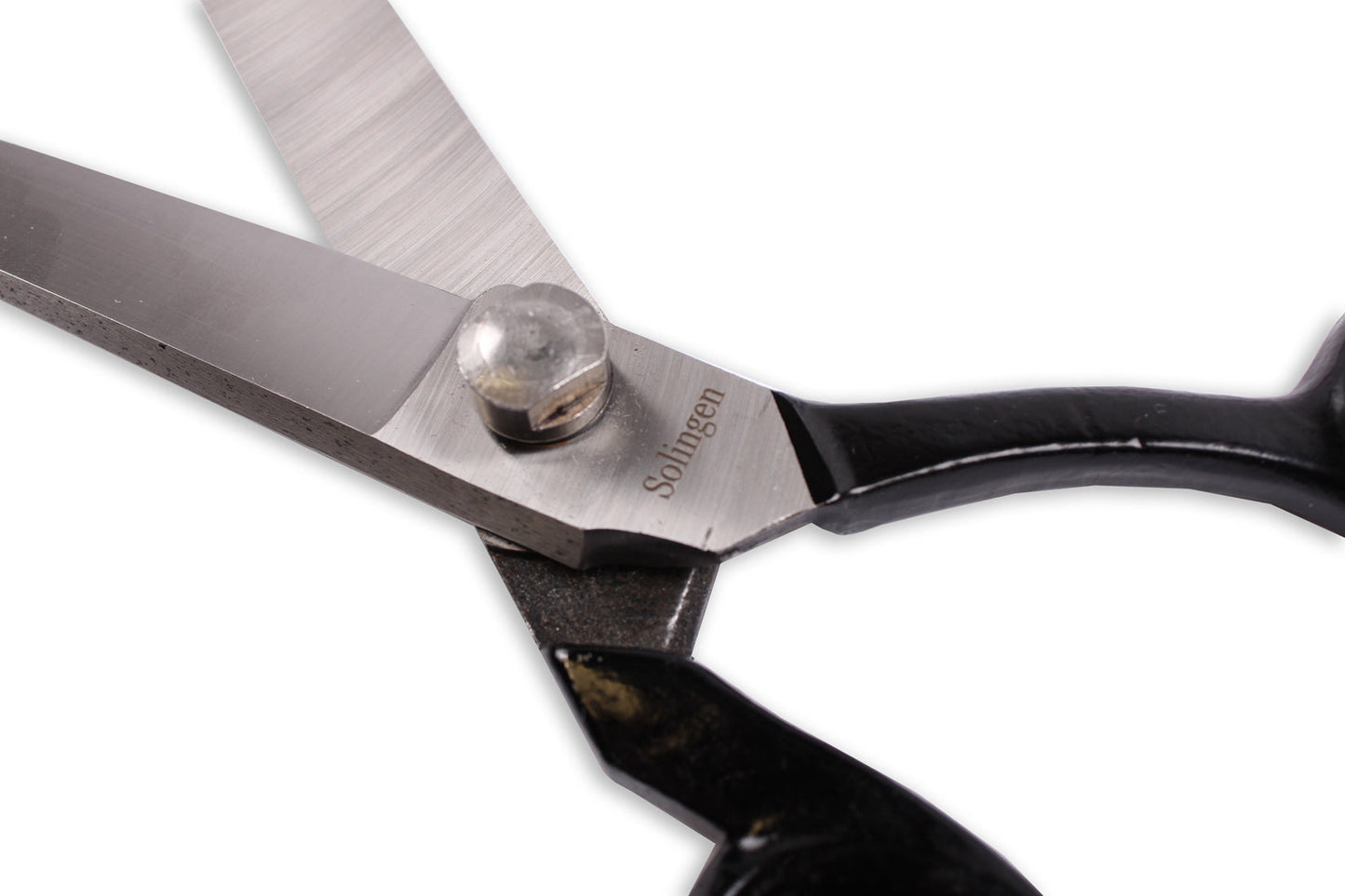 Bexfield Kleermakersschaar 30 cm carbonstaal met zwart gelakte ogen microvertand