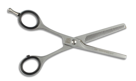 EFE - KAPPERSSCHAAR uit SOLINGEN Coupe schaar 14 cm 36-tands RVS linkshandig