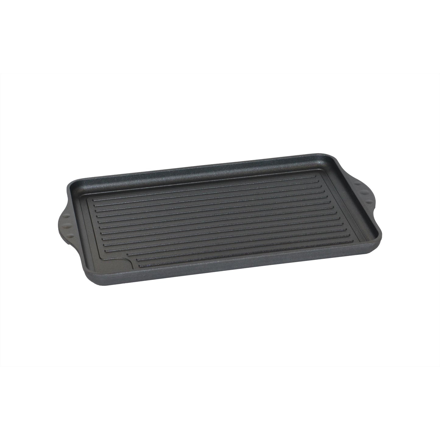 EUROLUX grillplaat geribbeld 43x28x2,5cm flex-inductie / combizone Bosch, Miele en Siemens Compatible