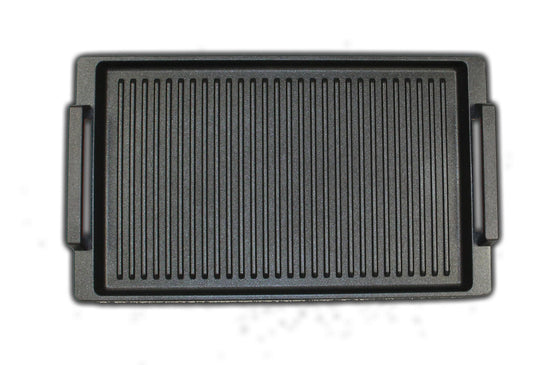 EUROLUX Grillplaat met grepen 41x24x2,5cm flex-inductie / combizone Bosch, Miele en Siemens Compatible