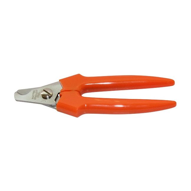 SOLINGER huisdieren-nageltang roestvrijstaal met oranje kunststof handvat