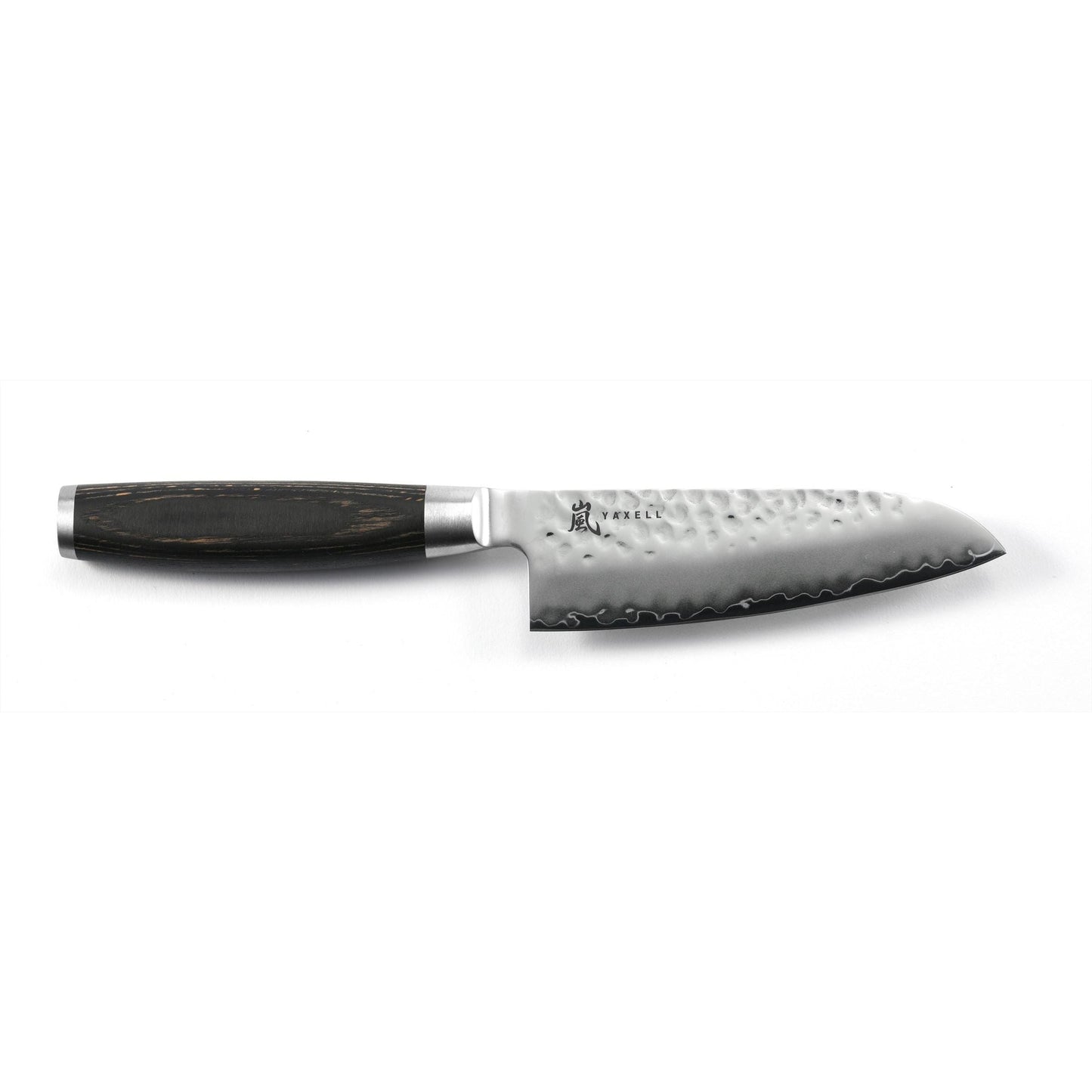 YAXELL TAISHI Santoku klein VG-10 RVS lemmet 12,5cm zwart pakkawood / beukenhout heft