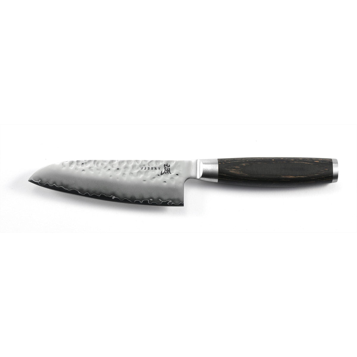 YAXELL TAISHI Santoku klein VG-10 RVS lemmet 12,5cm zwart pakkawood / beukenhout heft