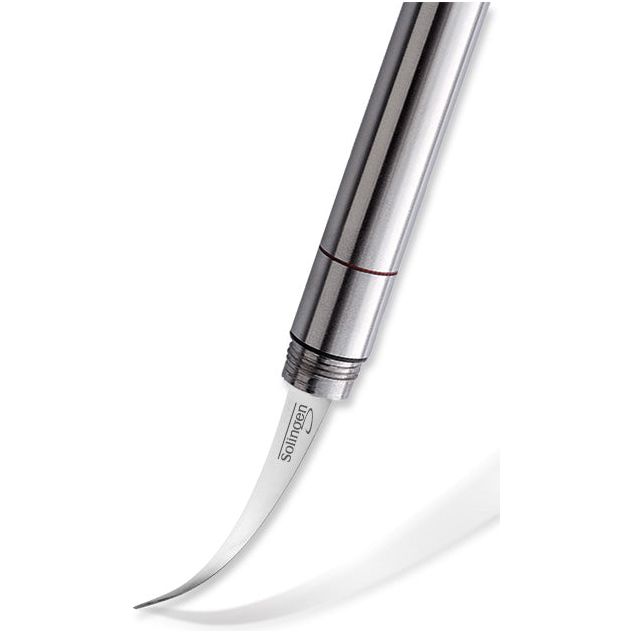 TRIANGLE Kerfmesje en decoreermesje groente en fruit dubbel en flexibel Thais