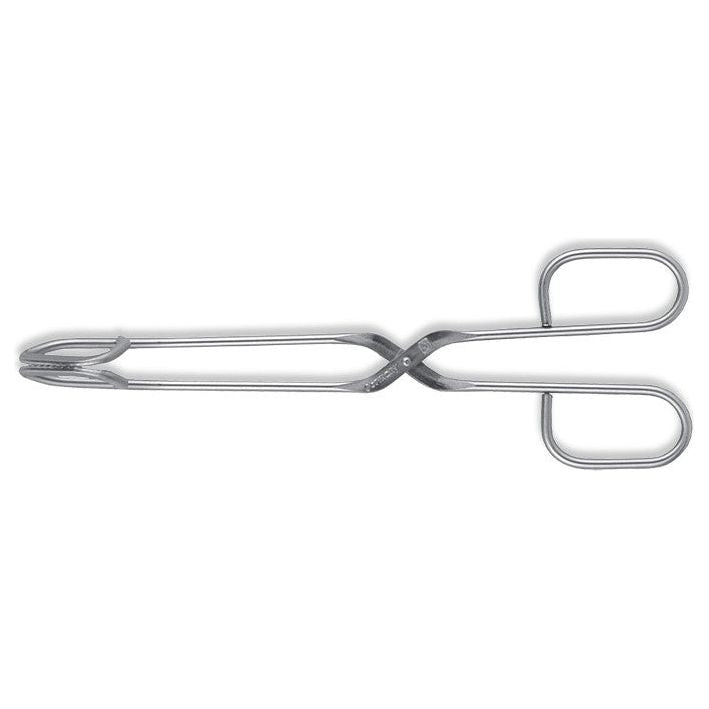 TRIANGLE roestvrijstalen BBQ - grill - keukentang schaarmodel lengte 24cm