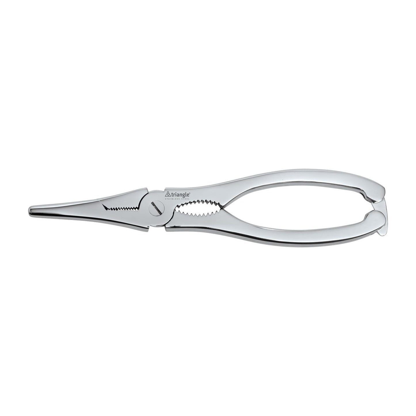 TRIANGLE professionele kreeften- krab-schaar van roestvrij staal lengte 18,5cm