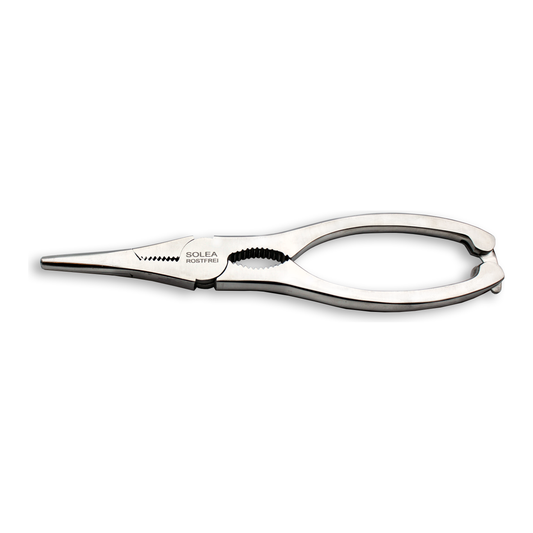 SOLEA professionele roestvrijstalen kreeften- krabben- schaar/kraker Lengte 18,5cm