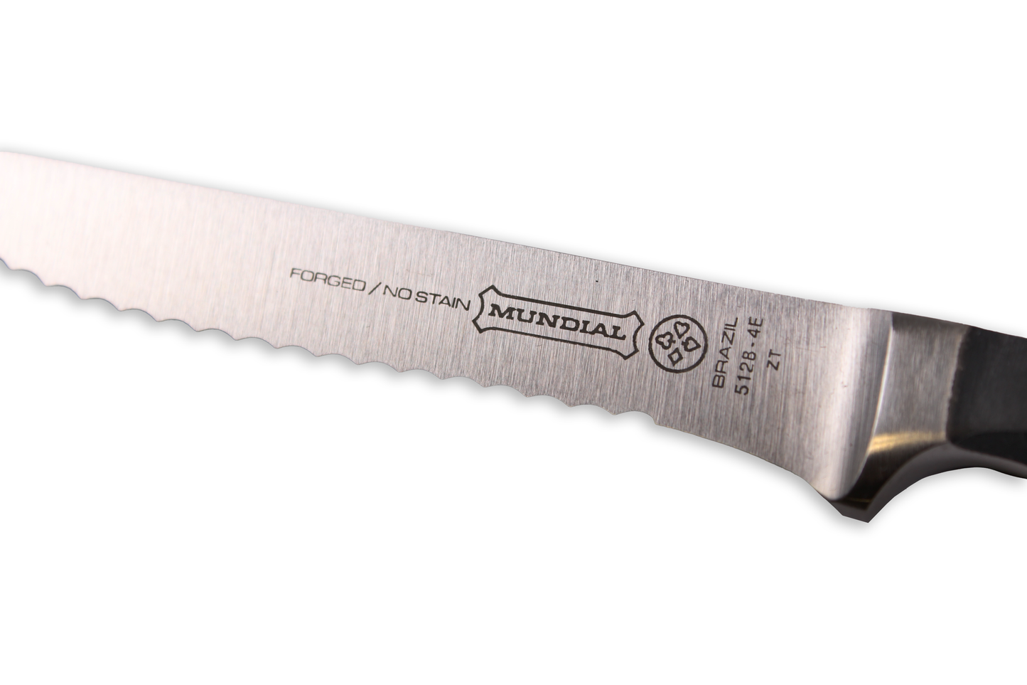 Mundial 5130- 4" Steakmessen set 4-dlg 10 cm rvs met pom heft in doos