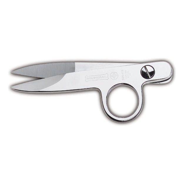 MUNDIAL Eenringschaar recht 11,5 cm nikkelgecoat koolstofstaal,