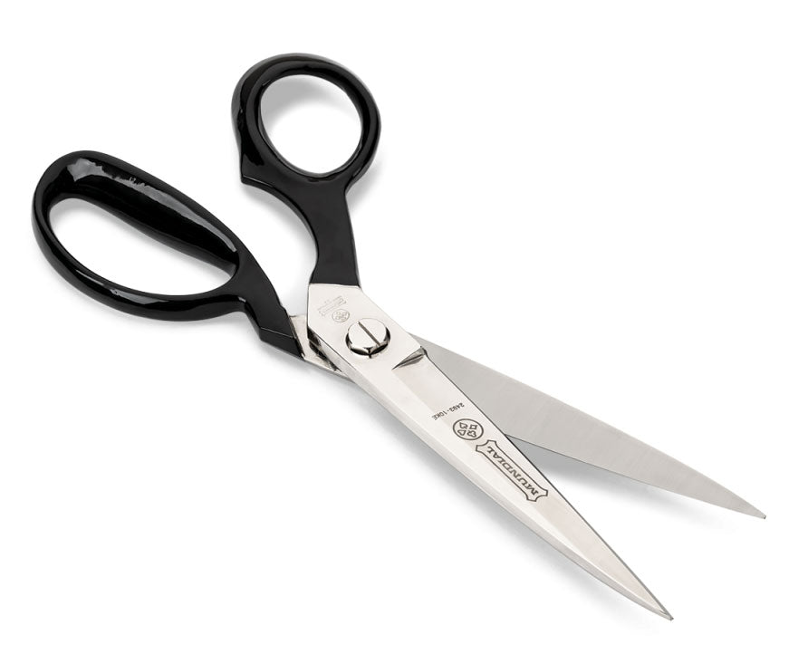 MUNDIAL Super Professional 493NP-10 Kleermakersschaar spits 25 cm vernikkeld gepolijst carbonstaal linkshandig