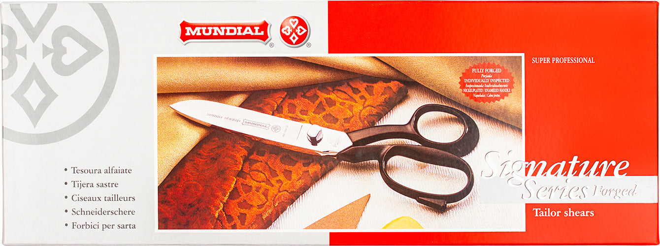 Mundial Super Professional 493NP-10 Kleermakersschaar spits 25 cm vernikkeld linkshandig