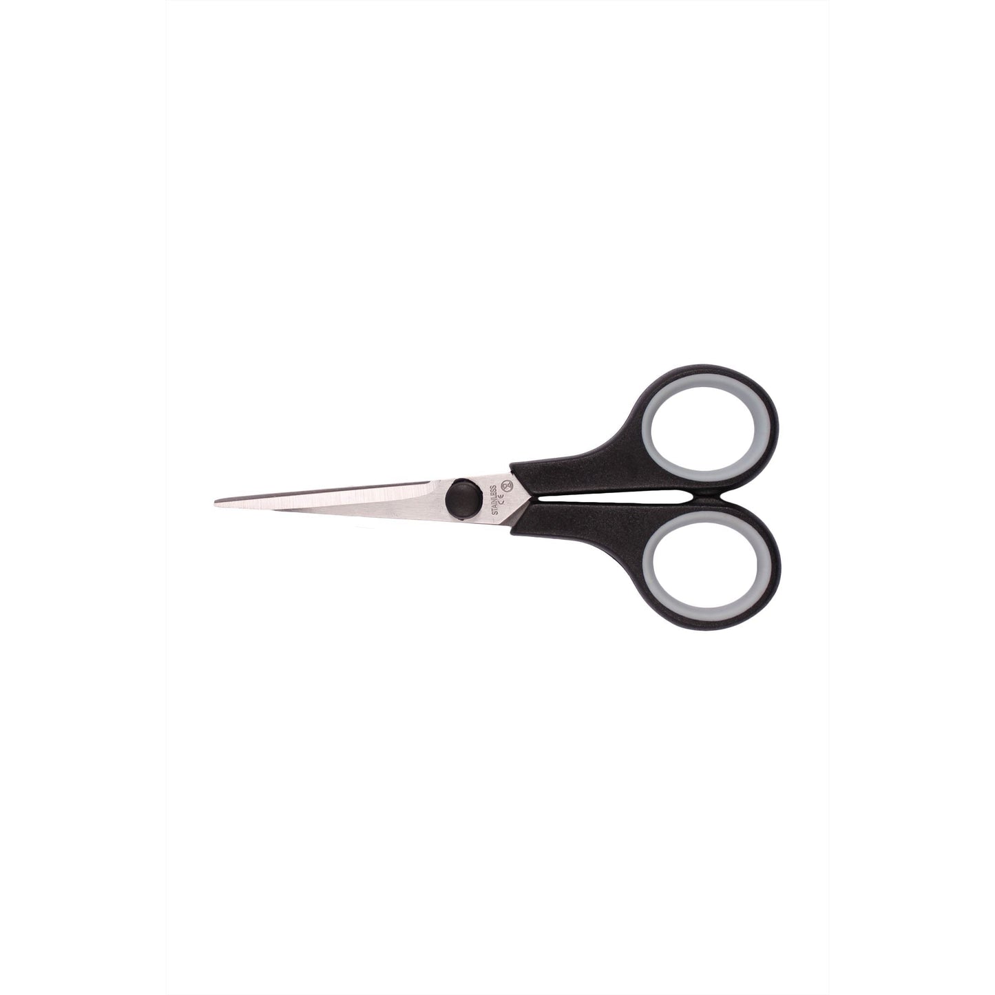 BEXFIELD roestvrijstalen Topschaar- naaister- hobby- schaar 5.5" soft grip zwart/grijs 14cm