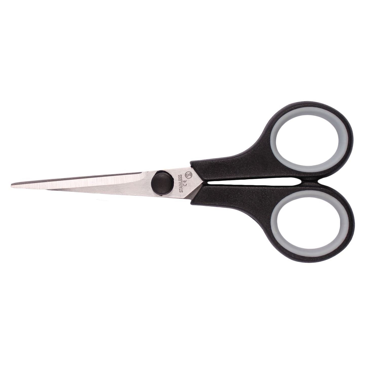BEXFIELD roestvrijstalen Topschaar- naaister- hobby- schaar 5.5" soft grip zwart/grijs 14cm