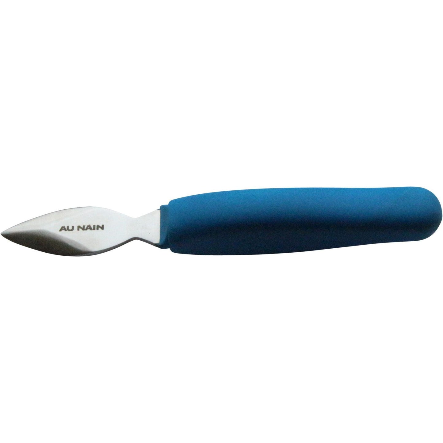AU-NAIN RVS oester- creuse- mossel- opener ergonomisch blauw kunststof HACCP heft L/R handig.