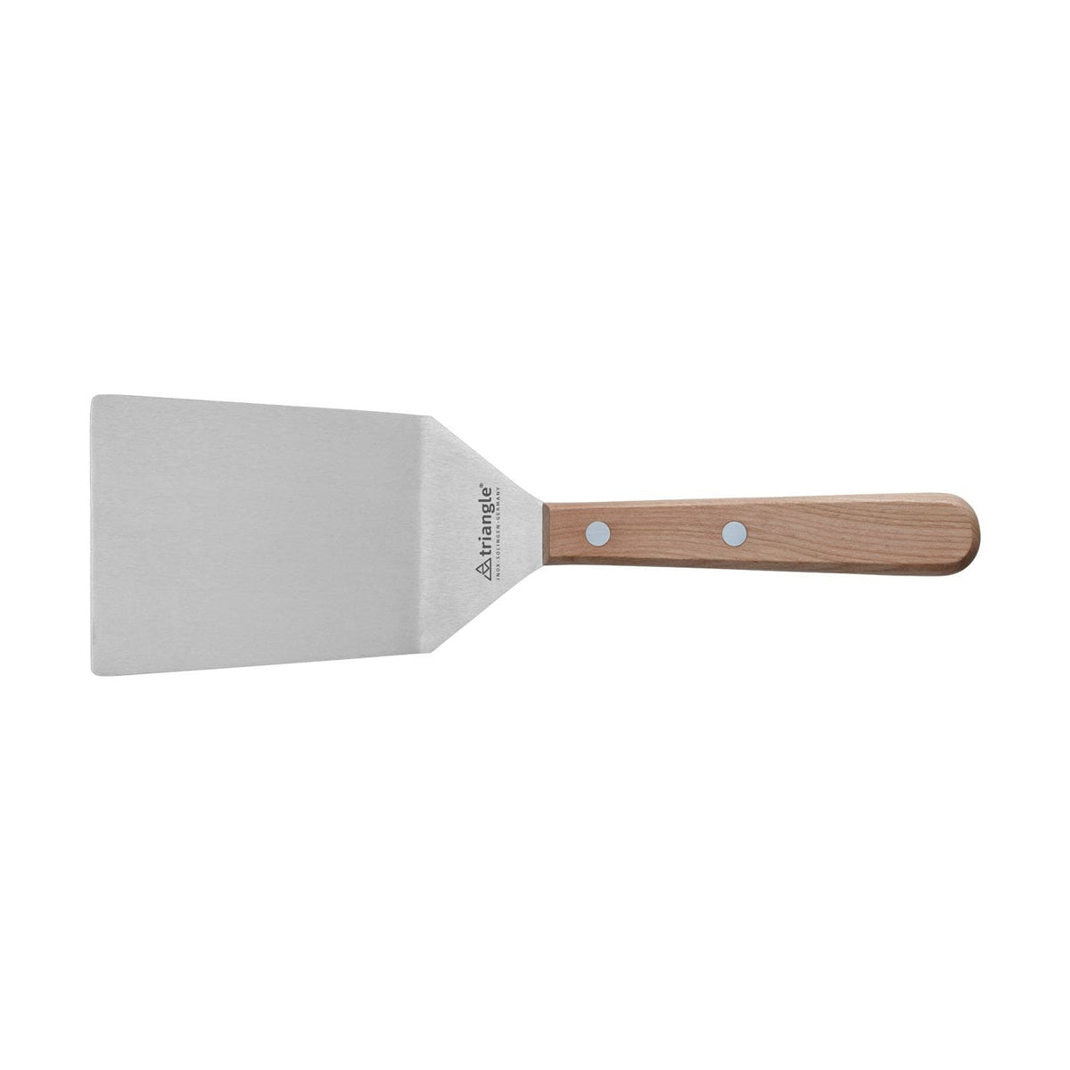 TRIANGLE Palet breed met knik RVS lemmet 12cm FSC kersenhout handvat