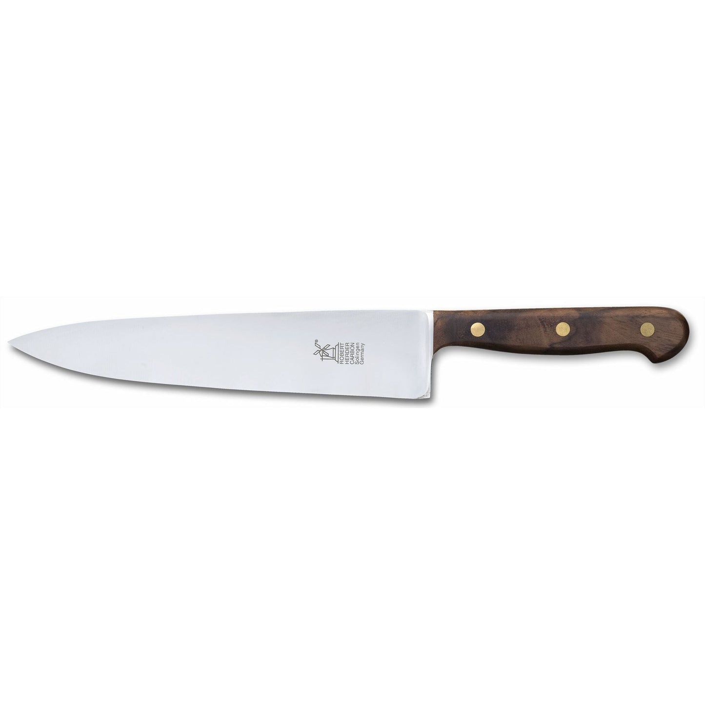 Robert Herder 1922 Koksmes met carbonstaal lemmet 18cm en walnoten heft