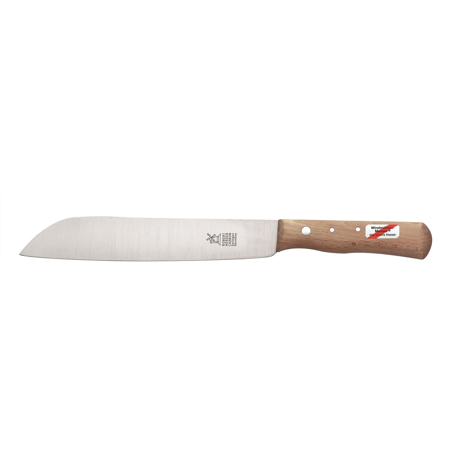ROBERT HERDER "Boscher" Koolmes 20cm carbonstalen lemmet roodbeuken heft