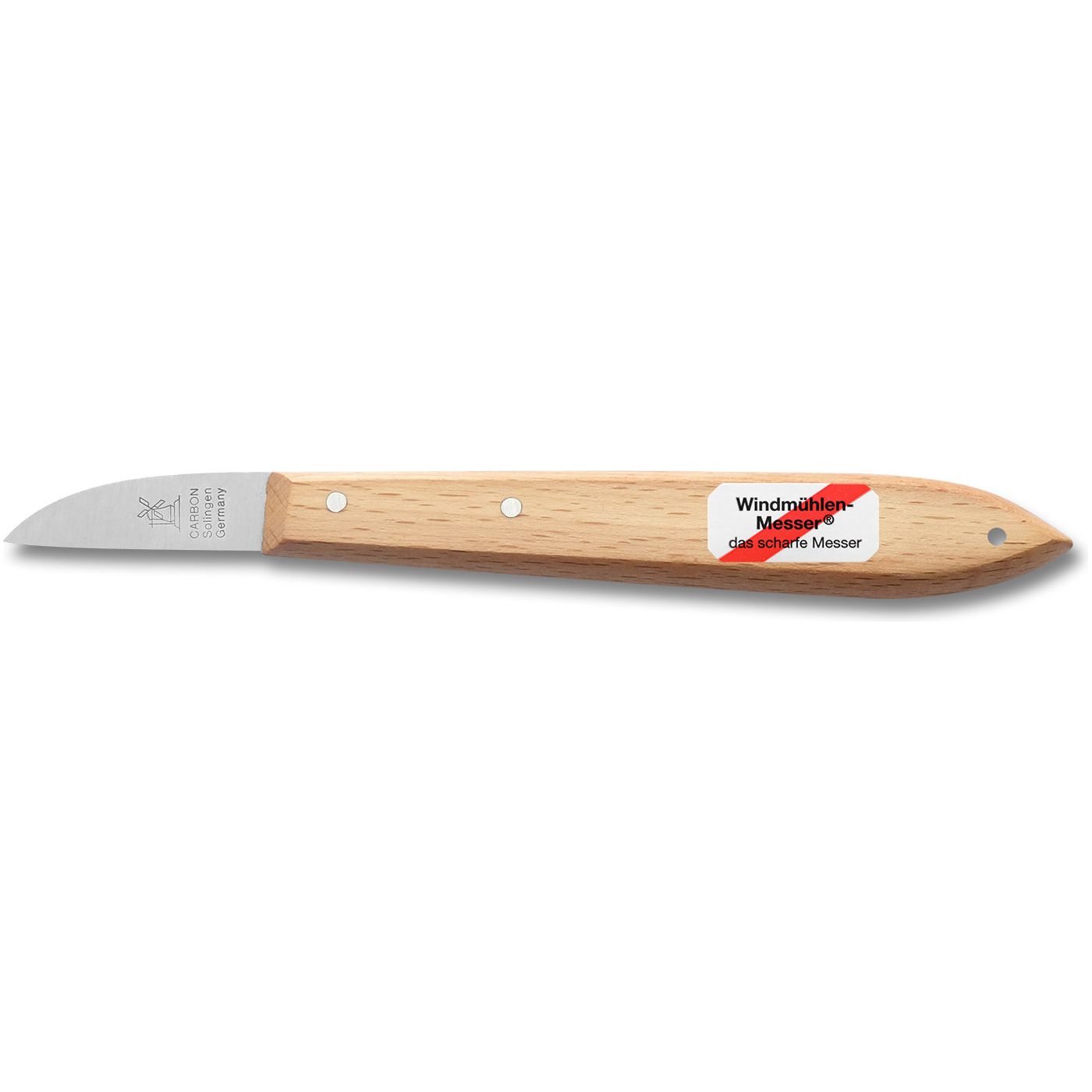 Robert Herder Function Haringkaakmes 4.6 cm Carbon lemmet en roodbeuken heft