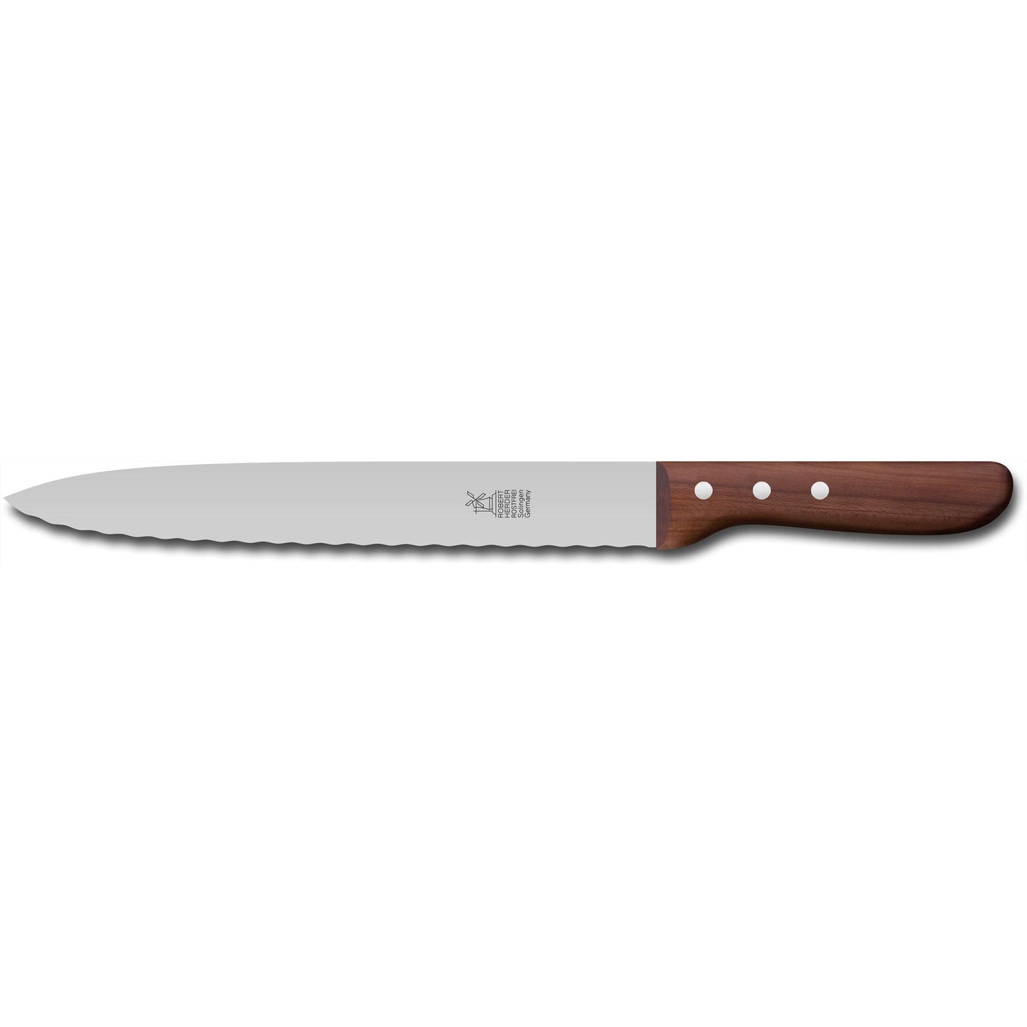 Robert Herder gevogelte-/vleesmes 25 cm met golf pruimenhouten heft