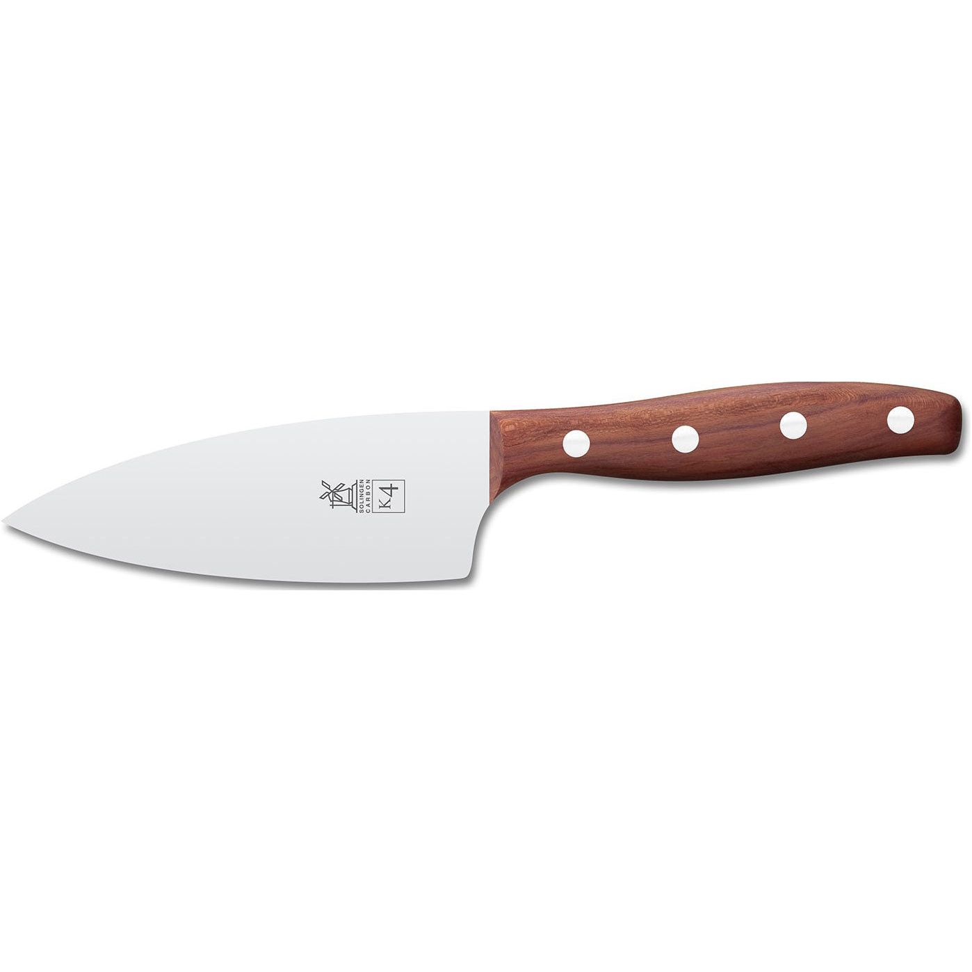 Santoku K4 koksmes 9745 carbonstaal lemmet 13cm pruimenhout heft