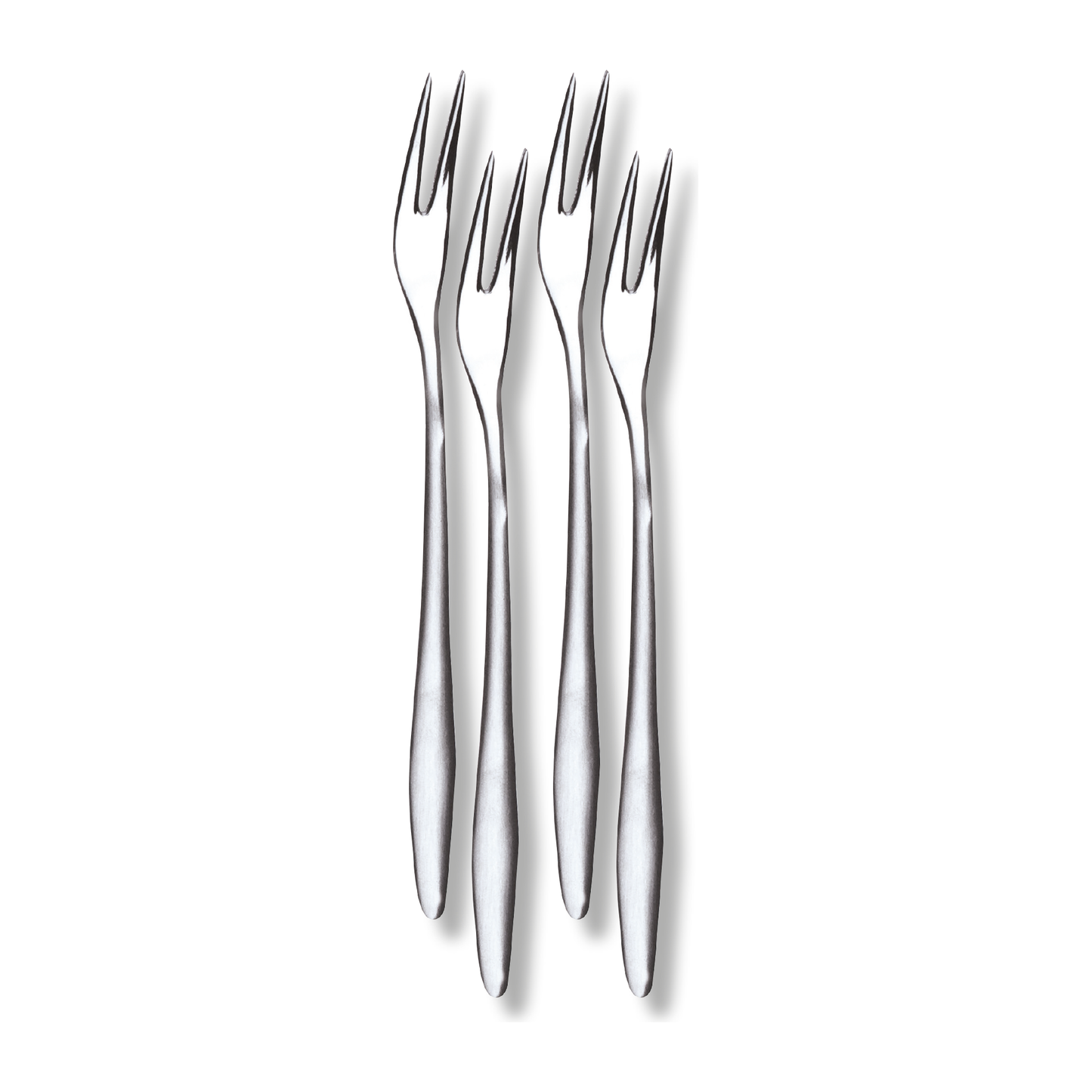 SOLEA roestvrijstalen slakkenvork lengte 14,5cm set van 4 stuks