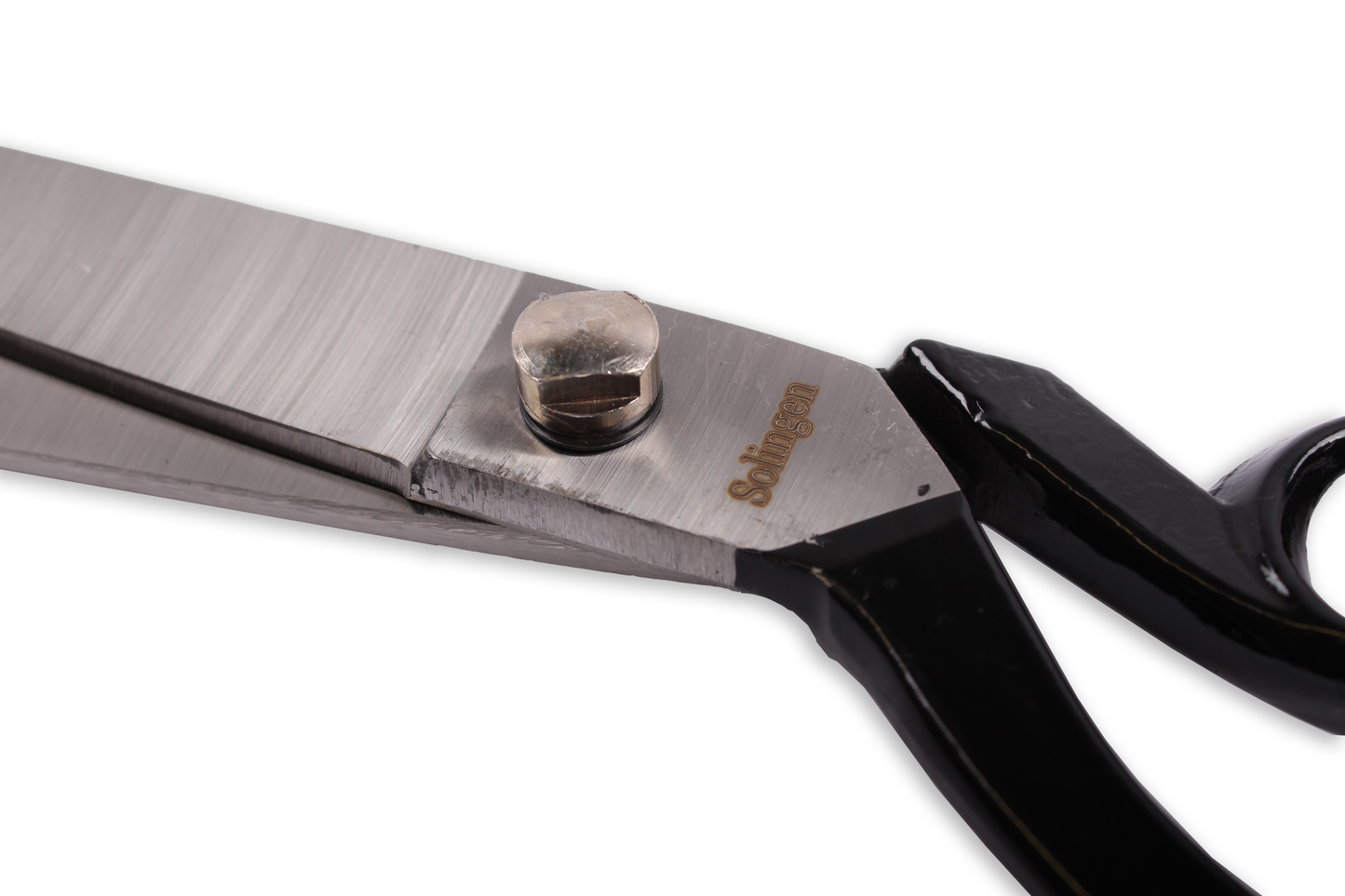 Solingen Kleermakersschaar 25 cm carbonstaal linkshandig zwart gelakt