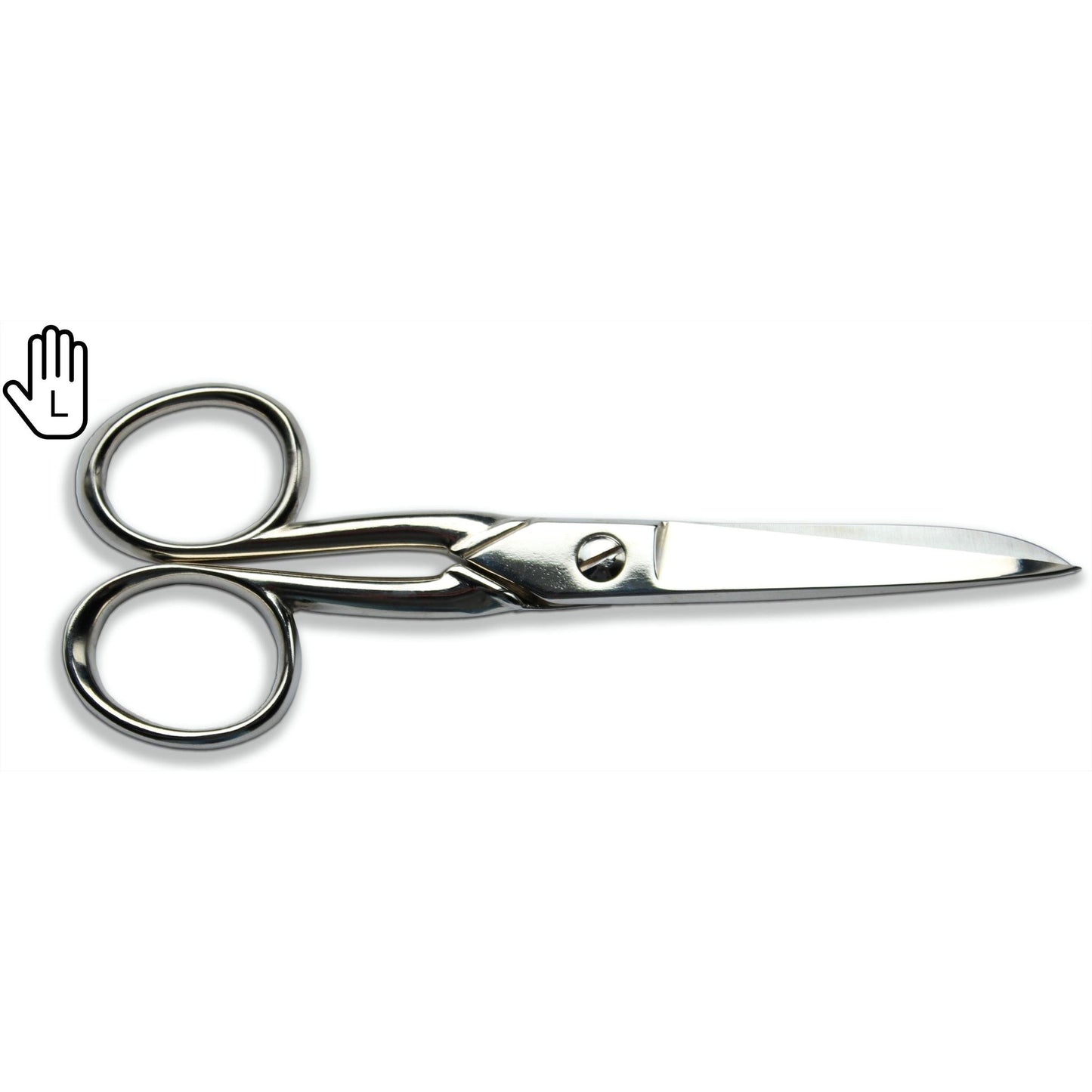 Solinger huishoudschaar 12,5 cm linkshandig