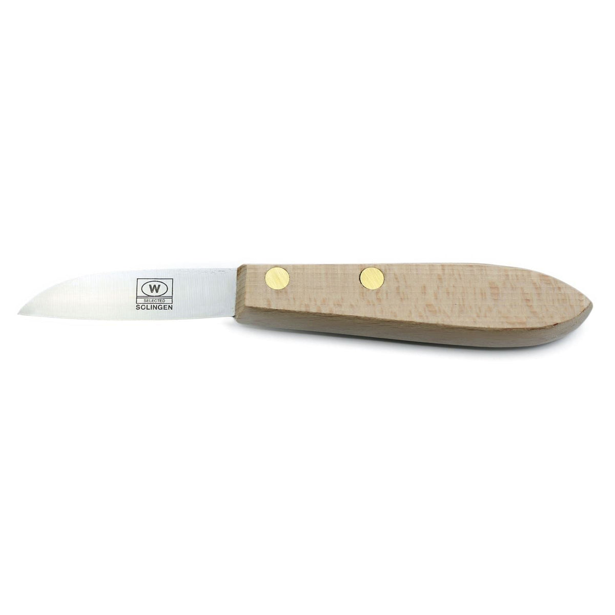 Haringmes breed beukenhout heft Carbonstaal lemmet 6,5 cm