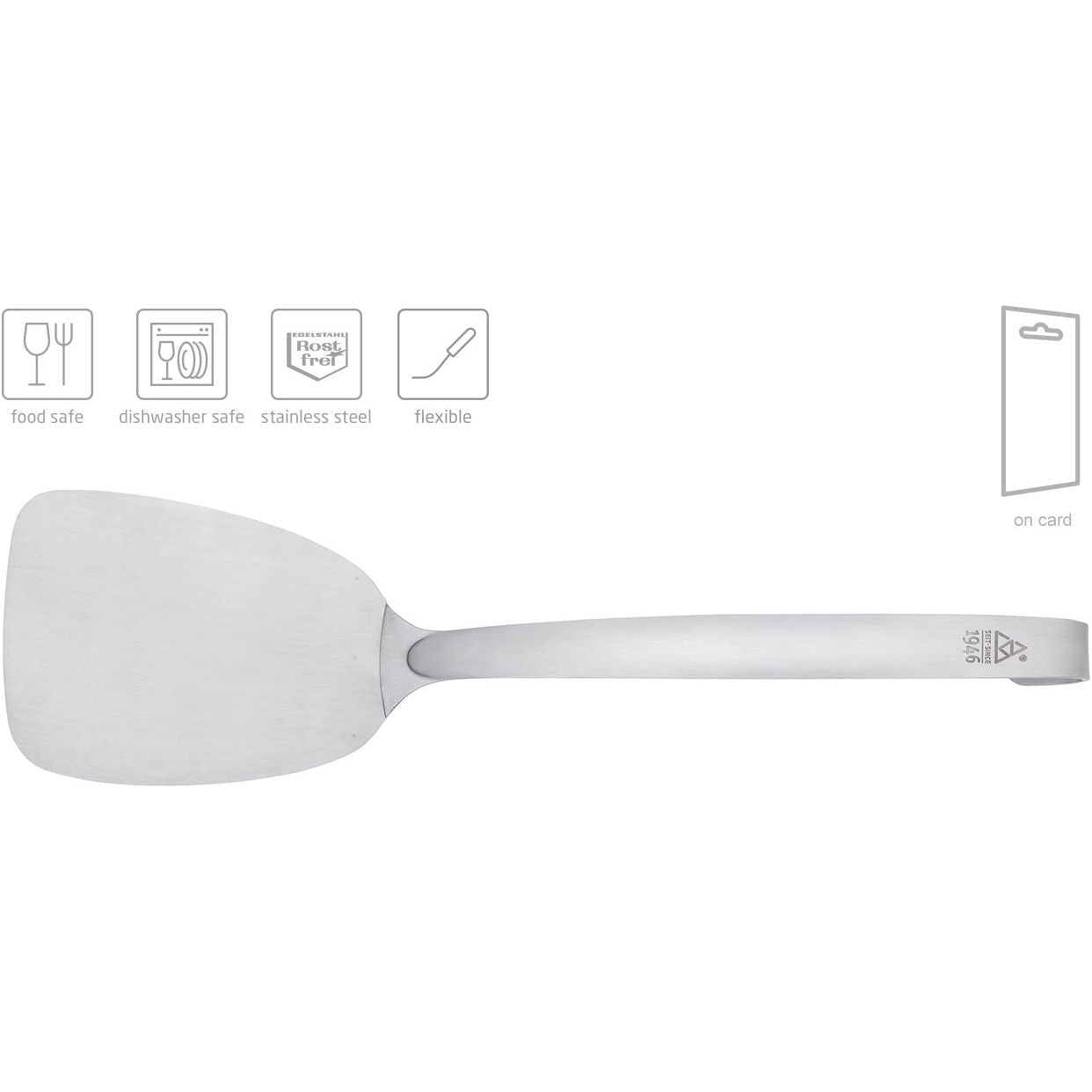 TRIANGLE "1946" Spatel extra flexibel roestvrijstaal
