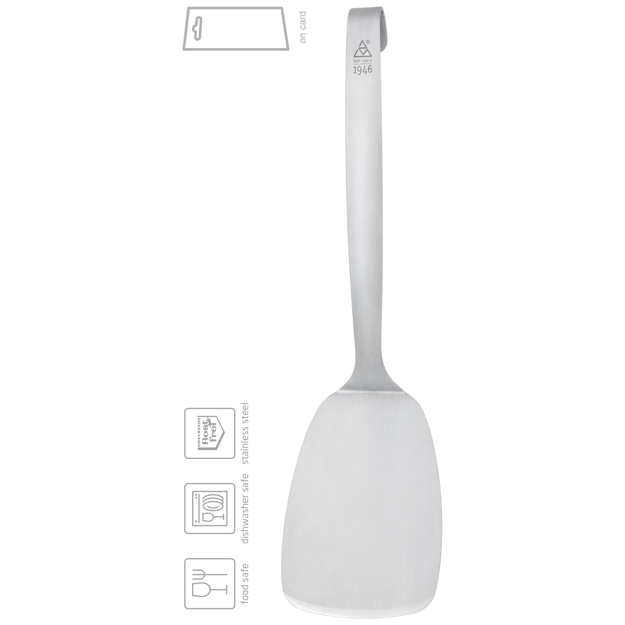 TRIANGLE "1946" flexibele Spatel roestvrijstaal 32cm