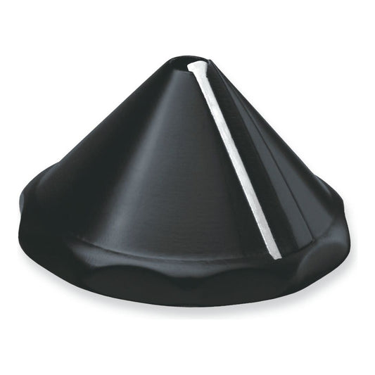 TRIANGLE 'Essential' zwart PP kunststof wortel - komkommer spiraal- snijder met roestvrijstalen mes