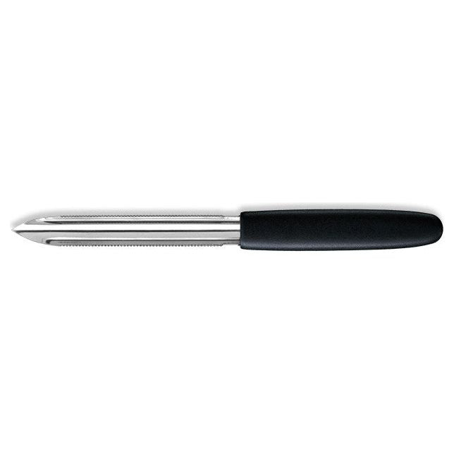 Triangle Professional Courgette-uitholler roestvrijstaal met zwart glasvezelversterkt polyamide handvat