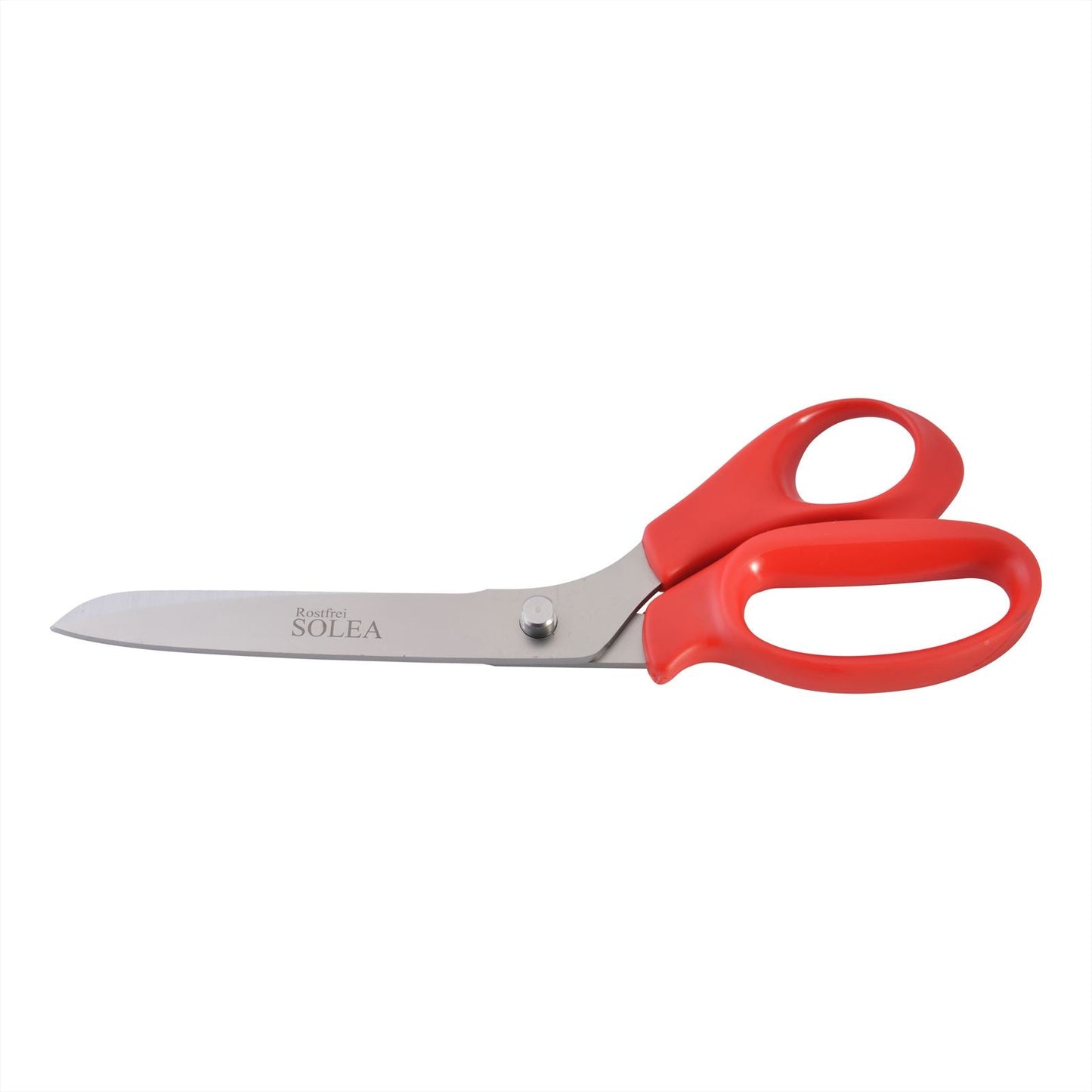 SOLEA RVS visschaar lemmet met micro vertanding rood ABS kunststof handvat