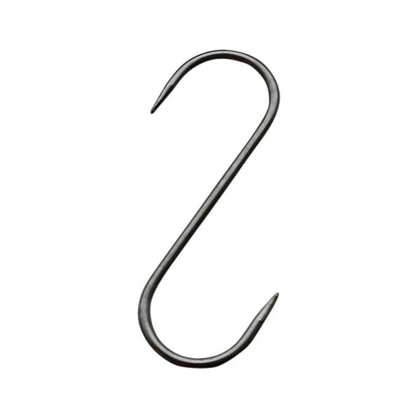 SOLEA Vleeshaak, Fruithaak of Vishaak roestvrijstaal met dubbelspits 16 cm