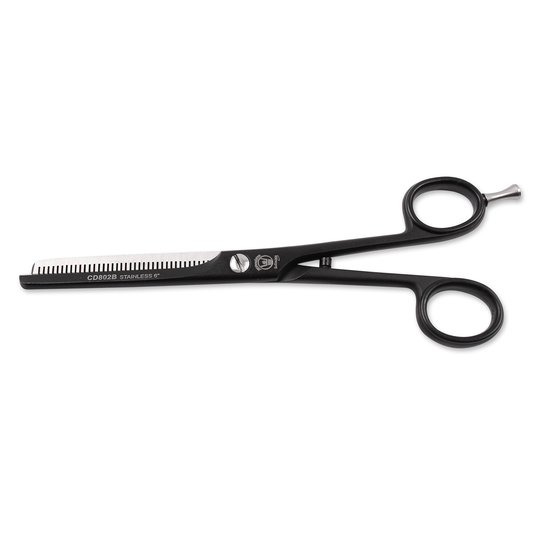 WELTMEISTER met zwarte anti-kleef coating KAPPERSSCHAAR CD Coupeschaar 15 cm